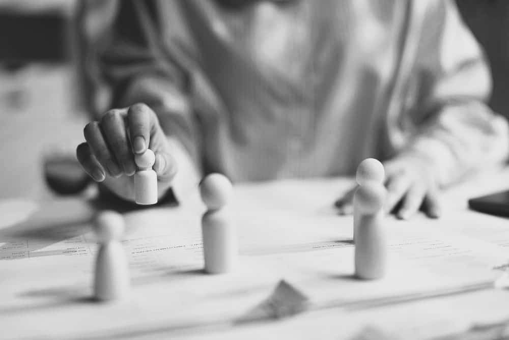 Human resources and talent management concept with strategic workforce planning